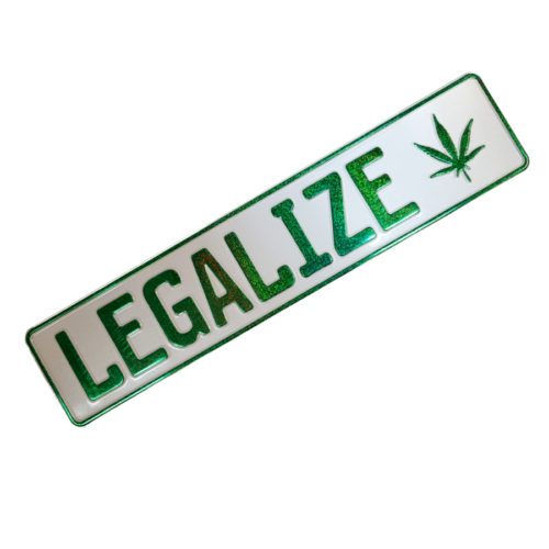 Tablica rejestracyjna LEGALIZE