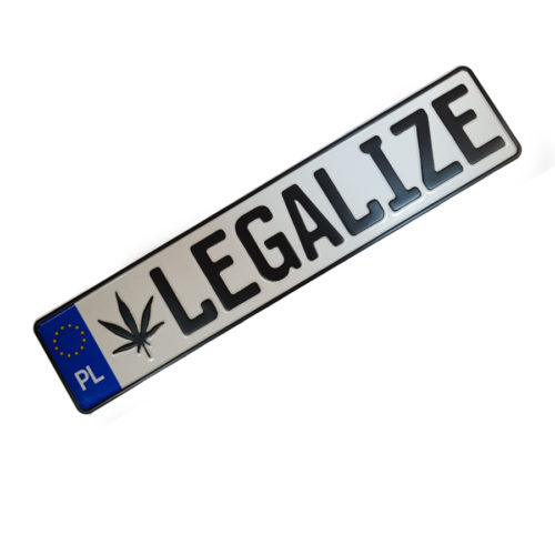 Tablica rejestracyjna LEGALIZE PL
