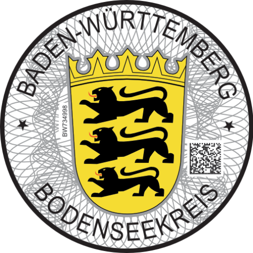 Niemieckie naklejki landowe Baden-Württemberg