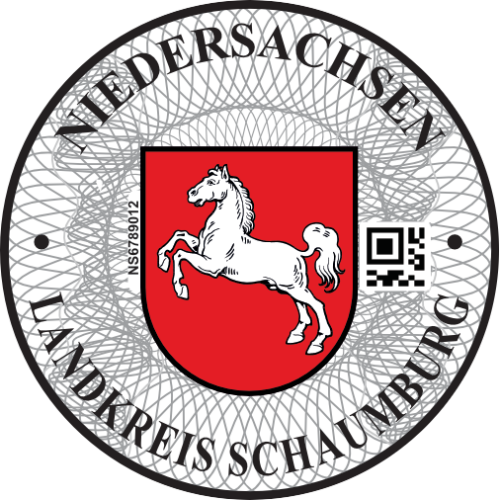 Naklejki do tablic niemieckich Niedersachsen
