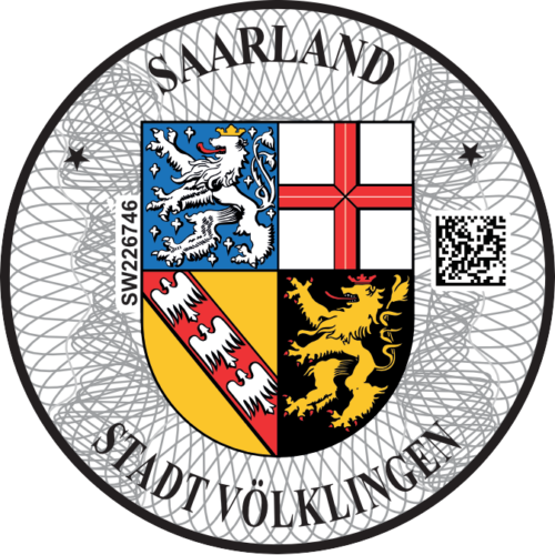 Niemieckie naklejki landowe Saarland