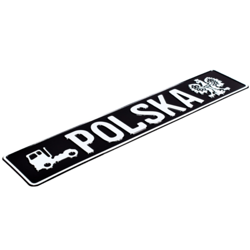 Tablica rejestracyjna indywidualna POLSKA truck