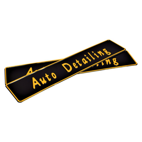 Tablice rejestracyjne indywidualne Auto Detailing
