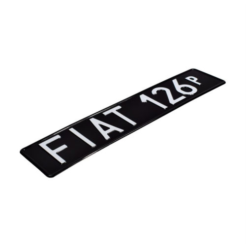 FIAT 126p tablica kolekcjonersko tuningowa