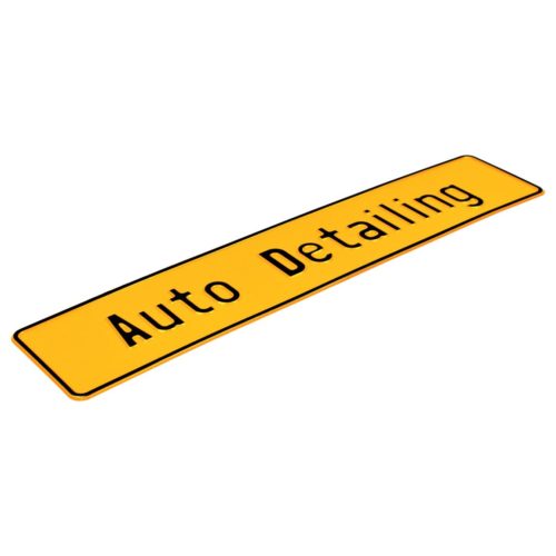 Tablica rejestracyjna indywidualna Auto Detailing