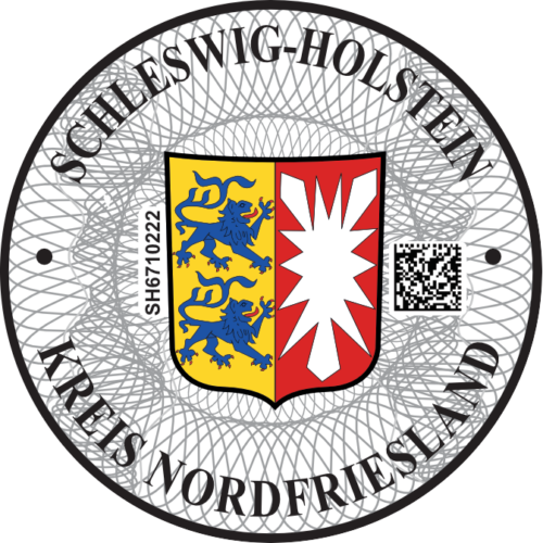 Niemieckie naklejki landowe Schleswig-Holstein
