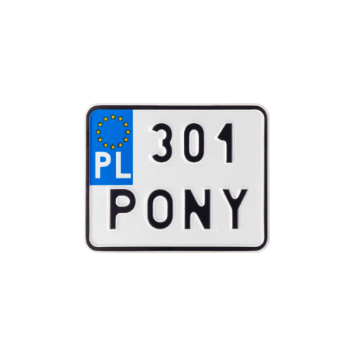 Tablica motorower skuter PONY