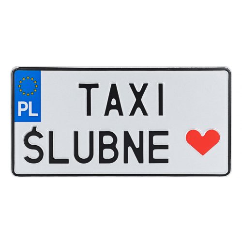 Tablica amerykańska – TAXI ŚLUBNE