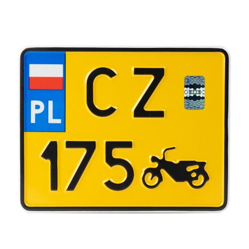 Tablica motocyklowa CZ 175