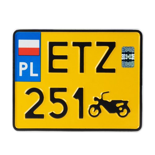 Tablica motocyklowa ETZ 251