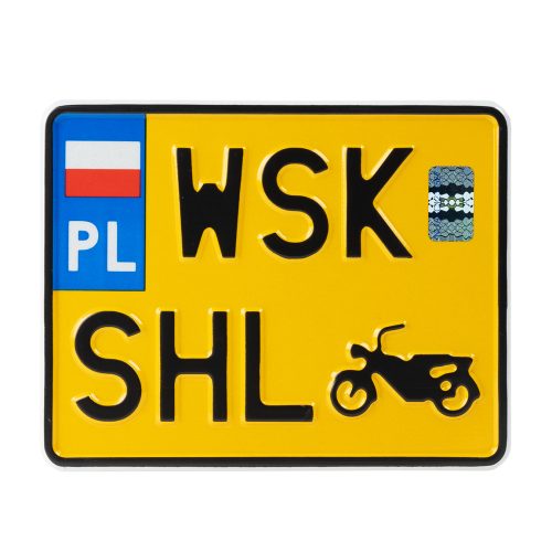 Tablica motocyklowa WSK SHL